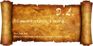Diamantstein Laura névjegykártya